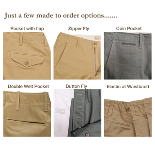001 Chino, Made-To-Order