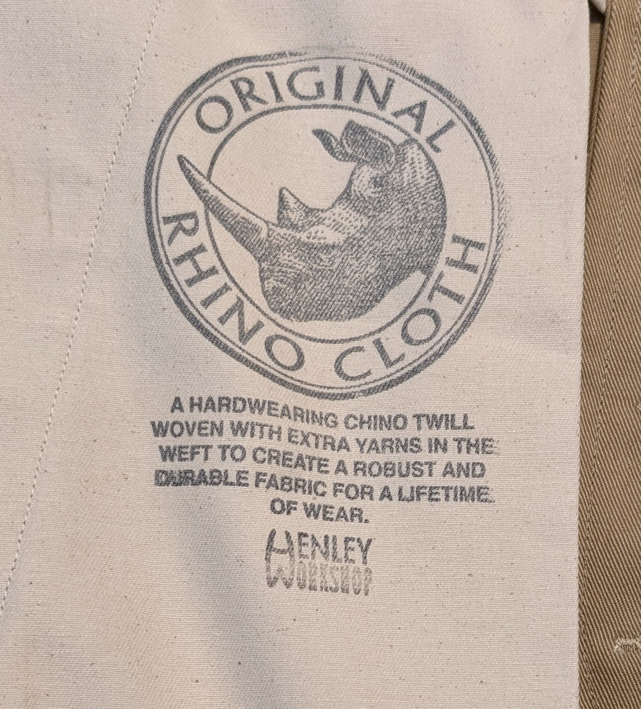 001 Chino, Rhino Cloth